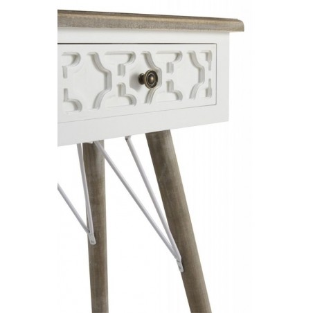 MESITA 3 CAJONES  MADERA DE ABETO MODELO BUDAPES  40X35X67
