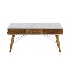 MESITA 3 CAJONES  MADERA DE ABETO MODELO BUDAPES  40X35X67
