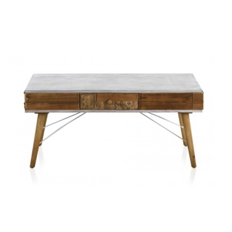 MESITA 3 CAJONES  MADERA DE ABETO MODELO BUDAPES  40X35X67