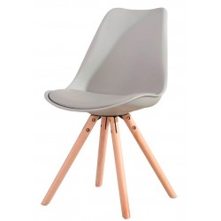 Silla Ralf Diseño Nórdico Gris