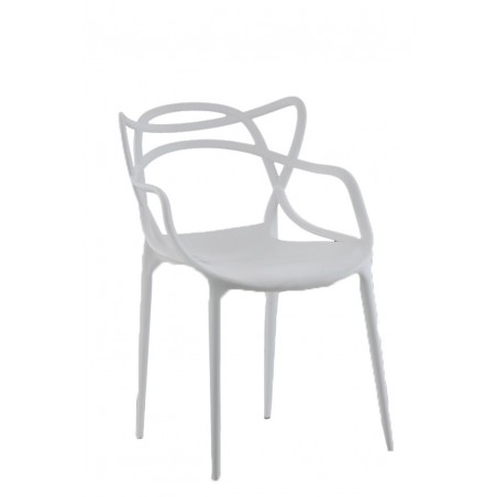 Silla modelo Concha Blanco| Mubeko