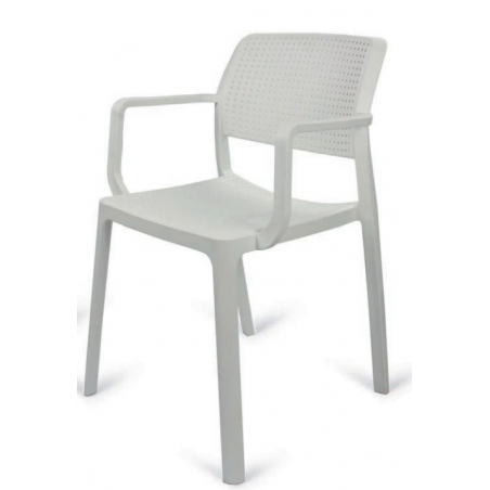 Silla Vera Brazos Blanco