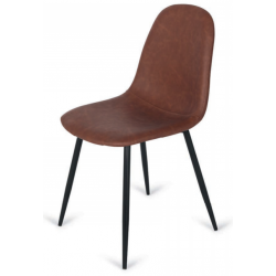 Silla Diseño Tulip Tapizada Modelo Cora Vinta