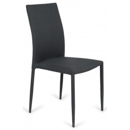 Silla Comedor Tapizada Vigo Gris Oscuro