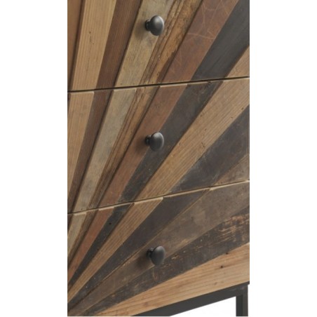 APARADOR 3 PUERTAS 3 CAJONES MODELO DISSET MADERA DE ACACIA 160x105