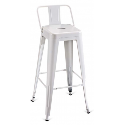 Taburete Metálico Lix Respaldo
