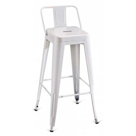 Taburete Metálico Lix Respaldo