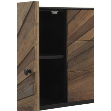 APARADOR 3 PUERTAS 3 CAJONES MODELO DISSET MADERA DE ACACIA 160x105