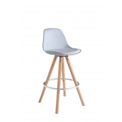TABURETE BUÑUELO DISEÑO GRIS