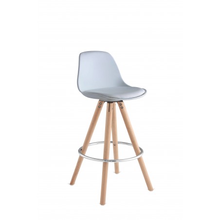 TABURETE BUÑUELO DISEÑO GRIS