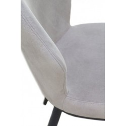 SILLA TAPIZADA GRIS OSCURO MODELO ARIF 48X59X93