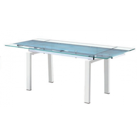 Mesa Salón/Comedor Extensible Girona - Color Blanco - 140/200x76