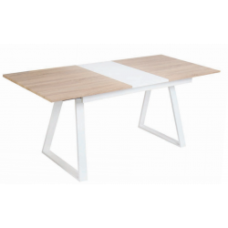 Mesa Salón/Comedor Extensible Girona - Color Blanco - 140/200x76
