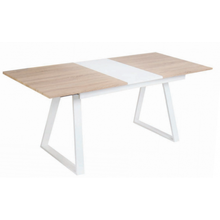 Mesa Salón/Comedor Extensible Girona - Color Blanco - 140/200x76