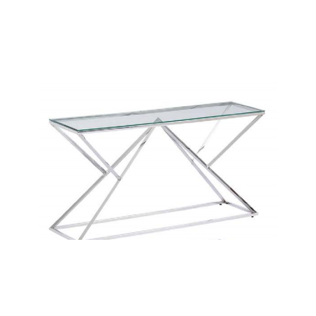 MESA AUXILIAR KOPS CRISTAL TEMPLADO 60x50