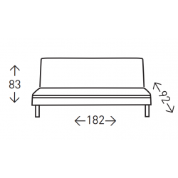 SOFÁ CAMA ROMEO TERCIOPELO AZUL