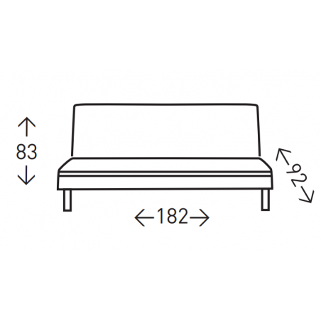 SOFÁ CAMA ROMEO TERCIOPELO AZUL