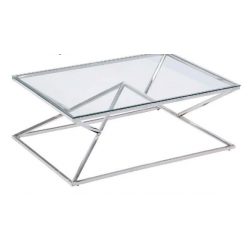 MESA AUXILIAR KOPS CRISTAL TEMPLADO 60x50