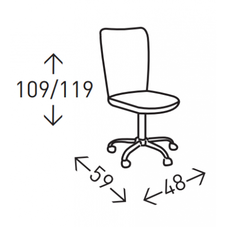 SILLA OFICINA ERGONÓMICA MODELO MASTER NEGRO