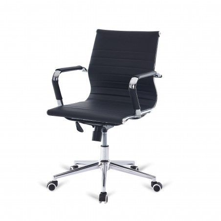 SILLA OFICINA ERGONÓMICA MODELO TARA NEGRO