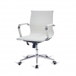SILLA OFICINA ERGONÓMICA MODELO TARA BLANCO