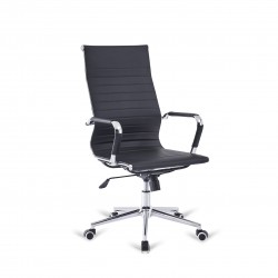 SILLA OFICINA ERGONÓMICA MODELO TARA ALTA NEGRO