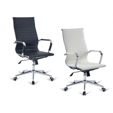 SILLA OFICINA ERGONÓMICA MODELO TARA ALTA NEGRO