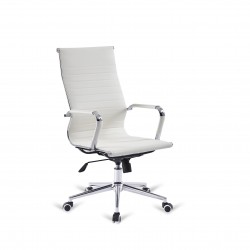 SILLA OFICINA ERGONÓMICA MODELO TARA ALTA BLANCO