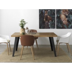 MESA COMEDOR FIJA MODELO LOX VARIAS MEDIAS - VARIOS COLORES