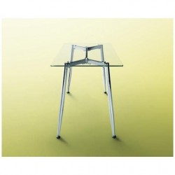 Mesa de comedor Bugatti Cristal - Varias Medidas