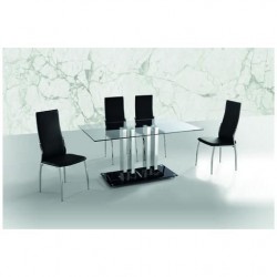 Mesa Comedor Modelo Trinidad Cristal 150x190 