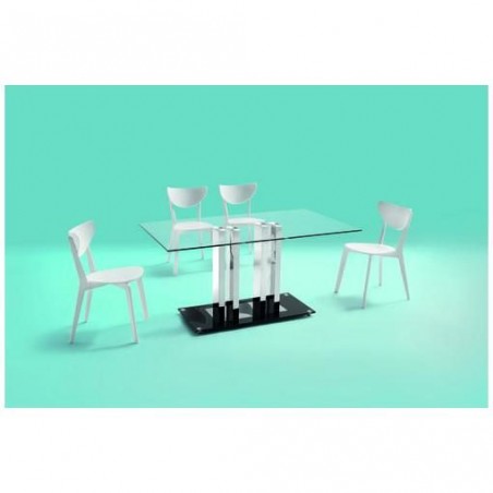 Mesa Comedor Modelo Trinidad Cristal 150x190 