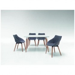Mesa Comedor Estilo Nórdico Modelo Évoque - Varias Medidas