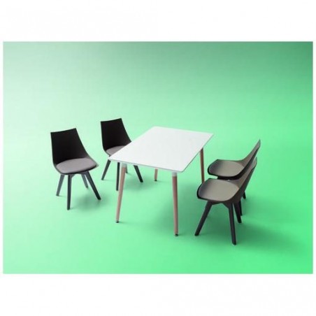 Mesa Comedor Estilo Nórdico Modelo Évoque - Varias Medidas
