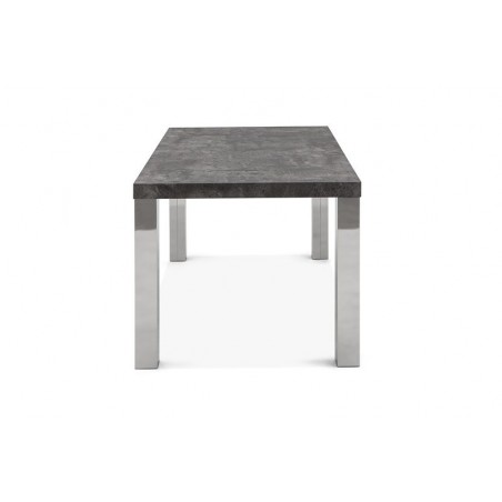 MESA DE COMEDOR SAMARKAN MDF-ACERO INOXIDABLE 160X90 VARIOS COLORES