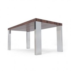MESA DE COMEDOR RIPA MDF-ACERO INOXIDABLE 120x70
