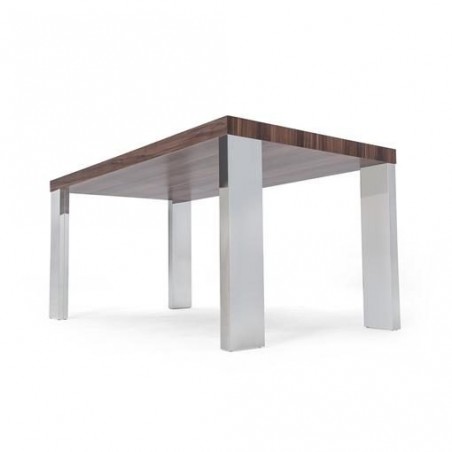MESA DE COMEDOR RIPA MDF-ACERO INOXIDABLE 120x70