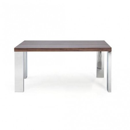 MESA DE COMEDOR RIPA MDF-ACERO INOXIDABLE 120x70