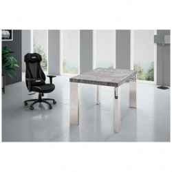 MESA DE COMEDOR RIPA MDF-ACERO INOXIDABLE 120x70