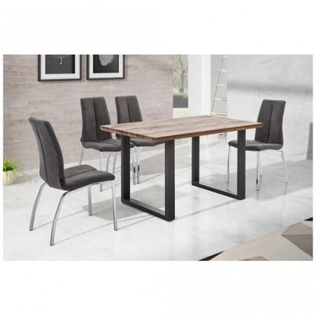 MESA DE COMEDOR DUBAN MDF-ACERO VARIAS MEDIDAS