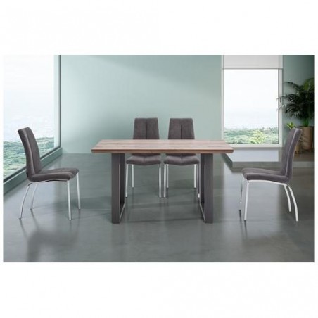 MESA DE COMEDOR DUBAN MDF-ACERO VARIAS MEDIDAS