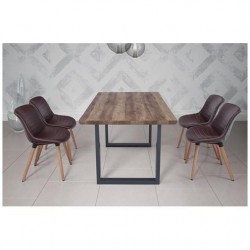 MESA DE COMEDOR DUBAN MDF-ACERO VARIAS MEDIDAS