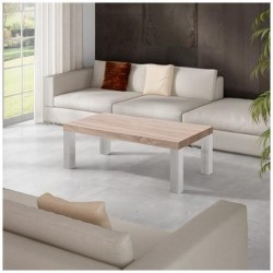 MESA DE CENTRO USAYA MDF-ACERO INOXIDABLE 120X60 VARIOS COLORES