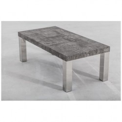 MESA DE CENTRO USAYA MDF-ACERO INOXIDABLE 120X60 VARIOS COLORES
