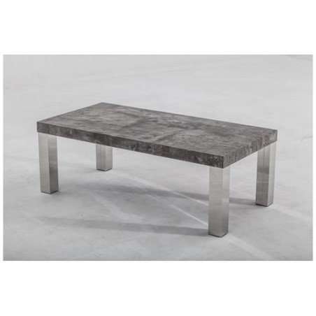 MESA DE CENTRO USAYA MDF-ACERO INOXIDABLE 120X60 VARIOS COLORES