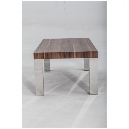 MESA DE CENTRO USAYA MDF-ACERO INOXIDABLE 120X60 VARIOS COLORES