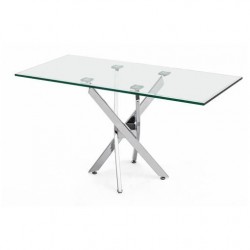 Mesa Centro Acero Inoxidable Pulido Modelo Tuto 120x60