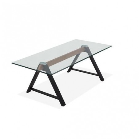 MESA CENTRO CRISTAL MODELO MISCO 120X60 VARIOS COLORES