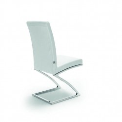 Silla Comedor modelo Leli Ecopiel - Acero Varios Colores