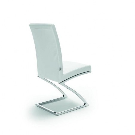 Silla Comedor modelo Leli Ecopiel - Acero Varios Colores